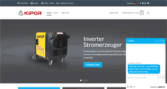 Desktop Screenshot of kipor-power.de